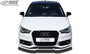Front Spoiler VARIO-X for AUDI A1 8X & A1 8XA Sportback (-01/2015, S-Line Frontbumper) Front Lip Splitter - RDX - Front Lip - RDX - RDFAVX30017