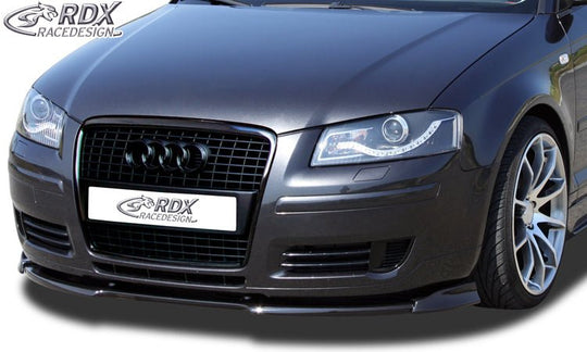 Front Spoiler VARIO-X for AUDI A3 8P 2005-2008 (3-doors + Sportback) Front Lip Splitter RDX - RDX - RDFAVX30056