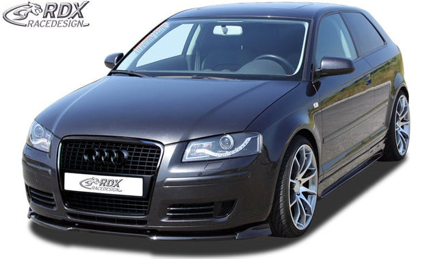 Front Spoiler VARIO-X for AUDI A3 8P 2005-2008 (3-doors + Sportback) Front Lip Splitter RDX - RDX - RDFAVX30056