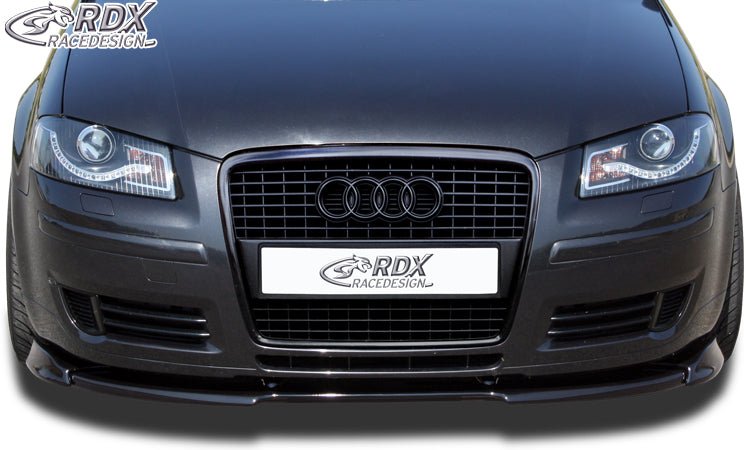 Front Spoiler VARIO-X for AUDI A3 8P 2005-2008 (3-doors + Sportback) Front Lip Splitter RDX - RDX - RDFAVX30056