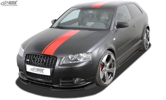 Front Spoiler VARIO-X for AUDI A3 8P 2006-2008 S-Line / A3 Sportback 2004-2008 S-Line Front Lip Splitter RDX - RDX - RDFAVX30612