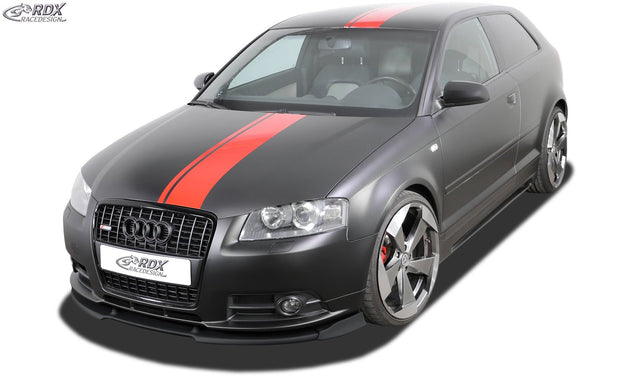 Front Spoiler VARIO-X for AUDI A3 8P 2006-2008 S-Line / A3 Sportback 2004-2008 S-Line Front Lip Splitter RDX - RDX - RDFAVX30612