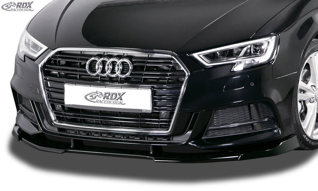 Front Spoiler VARIO-X for AUDI A3 8V, 8VA Sportback, 8VS Sedan, 8V7 Convertible S-Line & S3 (Facelift 2016+) Front Lip Splitter - RDX - Front Lip - RDX - RDFAVX30859