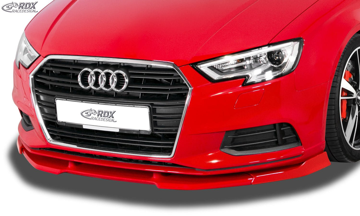 Front Spoiler VARIO-X for AUDI A3 8V7 Convertible Convertible (Facelift 2016+) Front Lip Splitter - RDX - Front Lip - RDX - RDFAVX30901