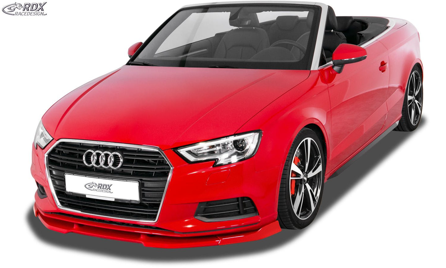 Front Spoiler VARIO-X for AUDI A3 8V7 Convertible Convertible (Facelift 2016+) Front Lip Splitter - RDX - Front Lip - RDX - RDFAVX30901