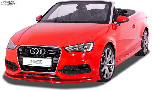 Front Spoiler VARIO-X for AUDI A3 8V7 Convertible Convertible / S3 Convertible Convertible (S-Line- / S3 Frontbumper. -2016) Front Lip Splitter - RDX - Front Lip - RDX - RDFAVX30198
