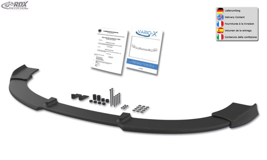 Front Spoiler VARIO-X for AUDI A4 8E B6 (S-Line- / S4-Front) Front Lip Splitter RDX - RDX - RDFAVX30064
