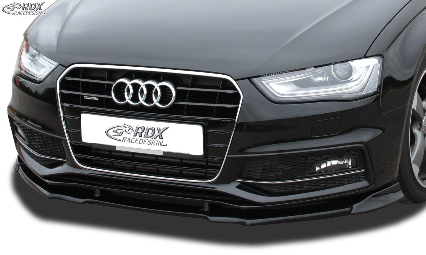 Front Spoiler VARIO-X for AUDI A4 B8 Facelift 2012-2015 (S-Line- and S4-Frontbumper) Front Lip Splitter - RDX - RDX - RDFAVX30072