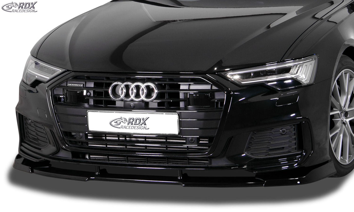 Front Spoiler VARIO-X for AUDI A6 4K C8 2F S-Line / S6 (fit for S-Line- and S6-Frontbumper) Front Lip Splitter RDX - RDX - RDFAVX30907