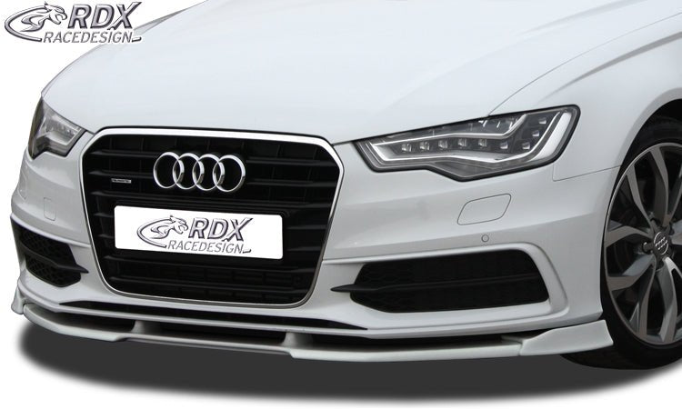 Front Spoiler VARIO-X for AUDI A6 C7 (S-Line- and S6-Frontbumper) Front Lip Splitter RDX - RDX - RDFAVX30095