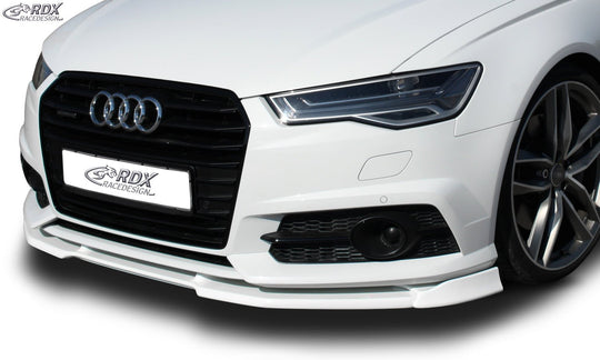 Front Spoiler VARIO-X for AUDI A6 C7 (S-Line- and S6-Frontbumper) Front Lip Splitter RDX - RDX - RDFAVX30747