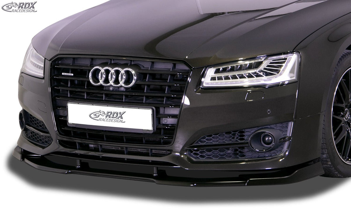 Front Spoiler VARIO-X for AUDI A8 D4/4H S-Line, S8, Sport-Edition (2013+) Front Lip Splitter RDX - RDX - RDFAVX30043