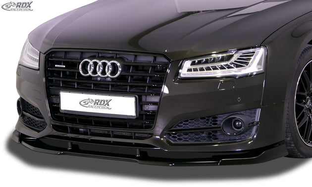 Front Spoiler VARIO-X for AUDI A8 D4/4H S-Line, S8, Sport-Edition (2013+) Front Lip Splitter RDX - RDX - RDFAVX30043