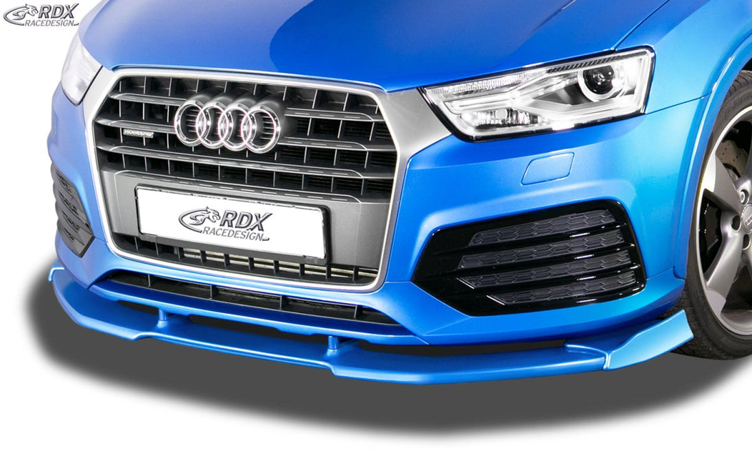 Front Spoiler VARIO-X for AUDI Q3 8U S-Line (2014-2018) Front Lip Splitter RDX - RDX - RDFAVX30872
