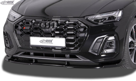 Front Spoiler VARIO-X for AUDI Q5 S-Line & SQ5 (FY / 2021+), incl. Sportback Front Lip Splitter RDX - RDX - RDFAVX30250