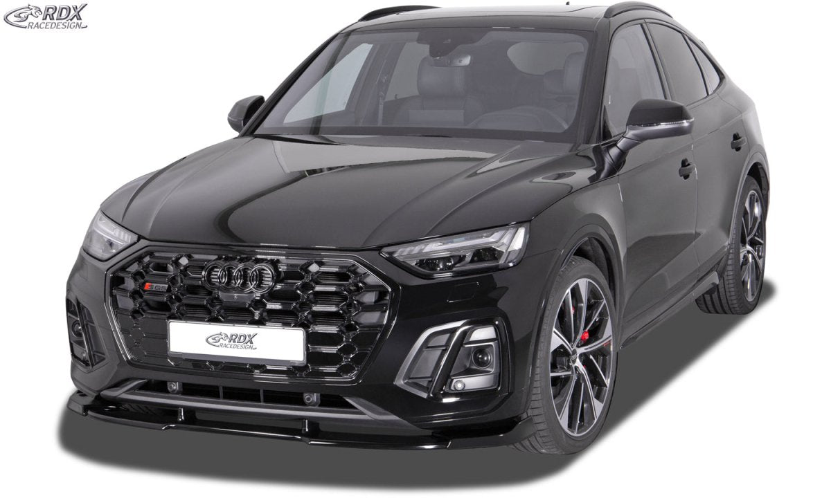 Front Spoiler VARIO-X for AUDI Q5 S-Line & SQ5 (FY / 2021+), incl. Sportback Front Lip Splitter RDX - RDX - RDFAVX30250