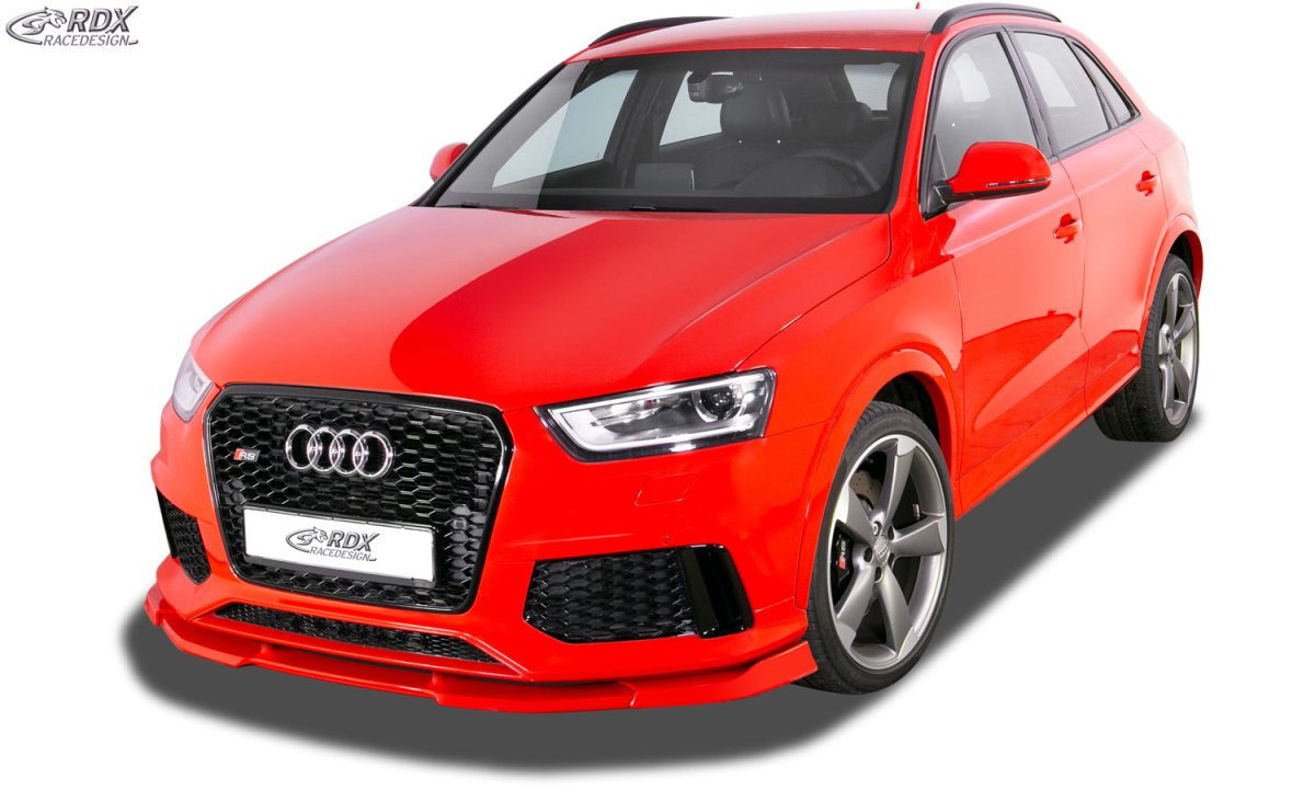 Front Spoiler VARIO-X for AUDI RS Q3 8U (2013-2018) Front Lip Splitter RDX - RDX - RDFAVX30873