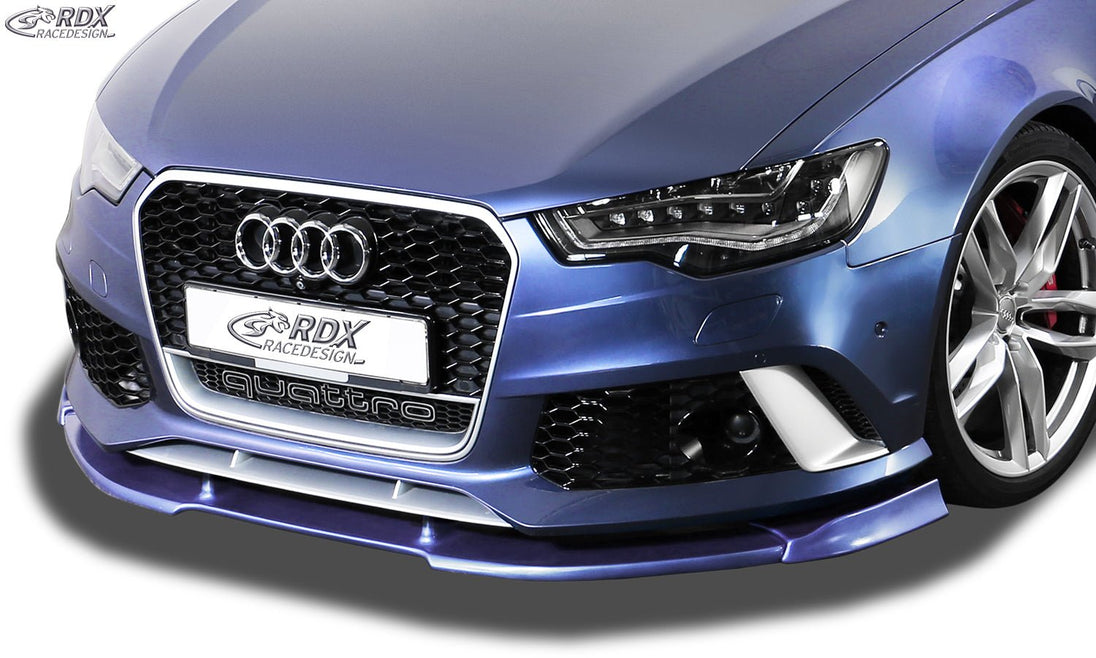 Front Spoiler VARIO-X for AUDI RS6 4G C7 Front Lip Splitter RDX - RDX - RDFAVX30786