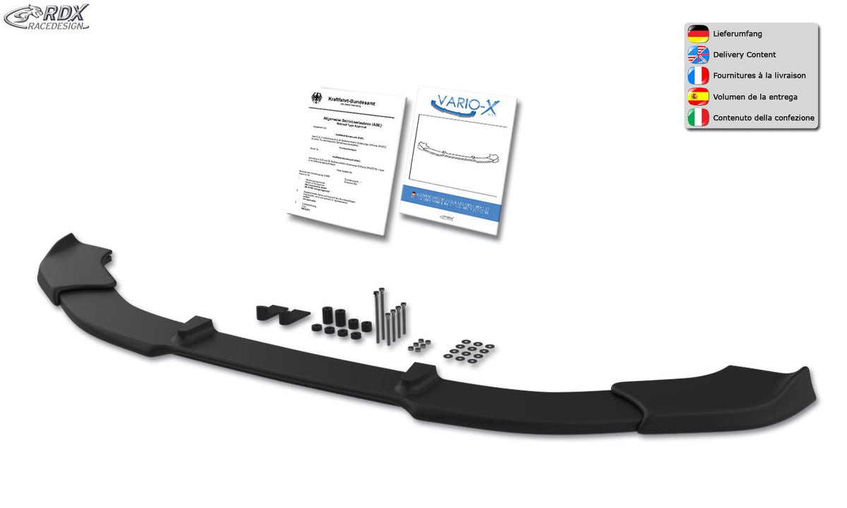 Front Spoiler VARIO-X for BMW 2-series F22 / F23 M-Sport Front Lip Splitter RDX - RDX - RDFAVX30848