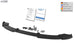 Front Spoiler VARIO-X for BMW 3-series E46 Compact Front Lip Splitter - RDX - Front Lip - RDX - RDFAVX30138