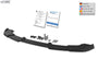 Front Spoiler VARIO-X for BMW 3-series E46 Sedan, Touring, Coupe, Convertible (only for M3-Look Frontbumper) Front Lip Splitter - RDX - RDFAVX30657