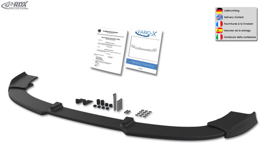 Front Spoiler VARIO-X for BMW 5-series E60 / E61 -2006 (M-Technik Frontbumper) Front Lip Splitter - RDX - Front Lip - RDX - RDFAVX30155