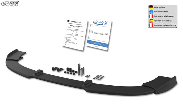 Front Spoiler VARIO-X for BMW 5-series E60 / E61 -2006 (M-Technik Frontbumper) Front Lip Splitter - RDX - Front Lip - RDX - RDFAVX30155