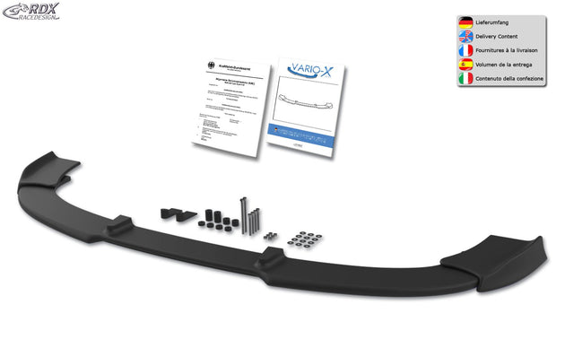Front Spoiler VARIO-X for BMW 5-series E60 / E61 2007+ (M-Technik Frontbumper) Front Lip Splitter - RDX - Front Lip - RDX - RDFAVX30157