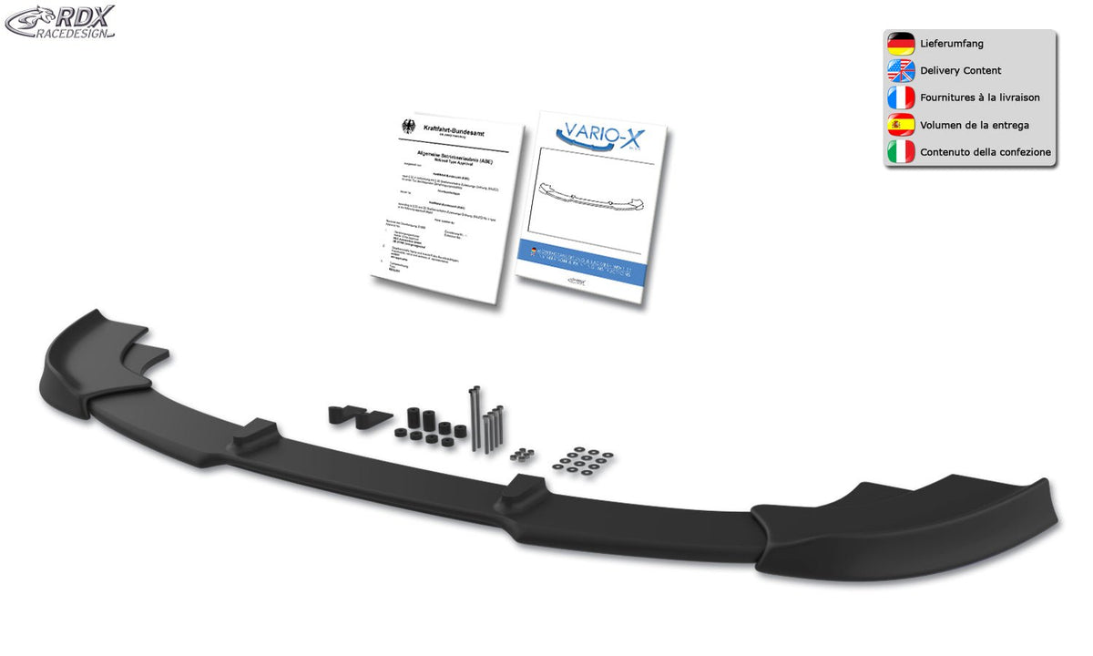 Front Spoiler VARIO-X for BMW 7-series E65 / E66 2005+ Front Lip Splitter RDX - RDX - RDFAVX30168