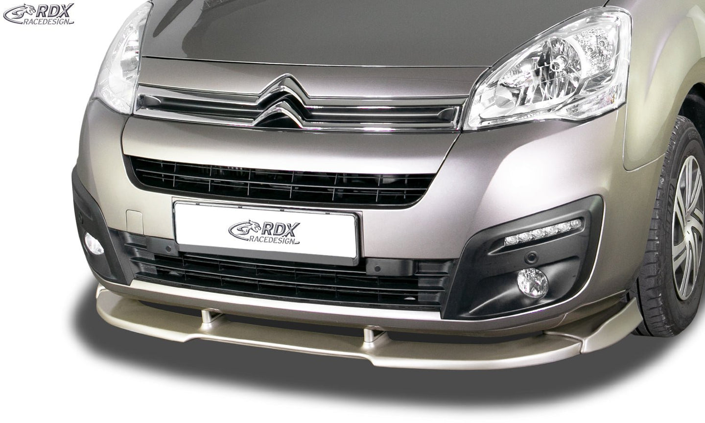 Front Spoiler VARIO-X for CITROEN Berlingo (7 / 2015+) & for PEUGEOT Partner (7 / 2015+) Front Lip Splitter - RDX - RDX - RDFAVX30459