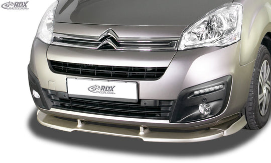 Front Spoiler VARIO-X for CITROEN Berlingo (7 / 2015+) & for PEUGEOT Partner (7 / 2015+) Front Lip Splitter - RDX - RDX - RDFAVX30459