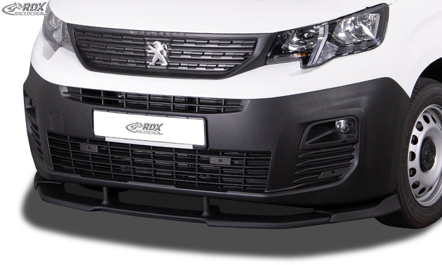 Front Spoiler VARIO-X for CITROEN Berlingo, PEUGEOT Partner & Rifter, OPEL / VAUXHALL Combo, TOYOTA ProAce City (Type E, 2018+) Front Lip Splitter - RDX - RDX - RDFAVX30185