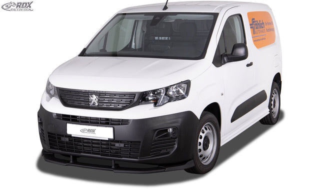Front Spoiler VARIO-X for CITROEN Berlingo, PEUGEOT Partner & Rifter, OPEL / VAUXHALL Combo, TOYOTA ProAce City (Type E, 2018+) Front Lip Splitter - RDX - RDX - RDFAVX30185