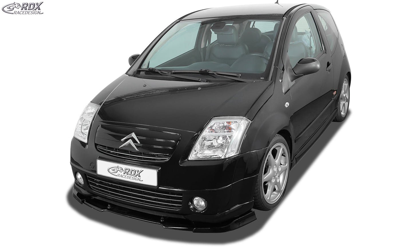 Front Spoiler VARIO-X for CITROEN C2 VTR / VTS Front Lip Splitter - RDX - RDX - RDFAVX30781