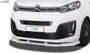 Front Spoiler VARIO-X for CITROEN Jumpy / Dispatch / Spacetourer (V) & FIAT Ulysse / Scudo (V) & OPEL / VAUXHALL Zafira / Vivaro (V) & PEUGEOT Expert / Traveller (V) & TOYOTA ProAce / ProAce Verso (V) Front Lip Splitter - RDX - RDX - RDFAVX30219
