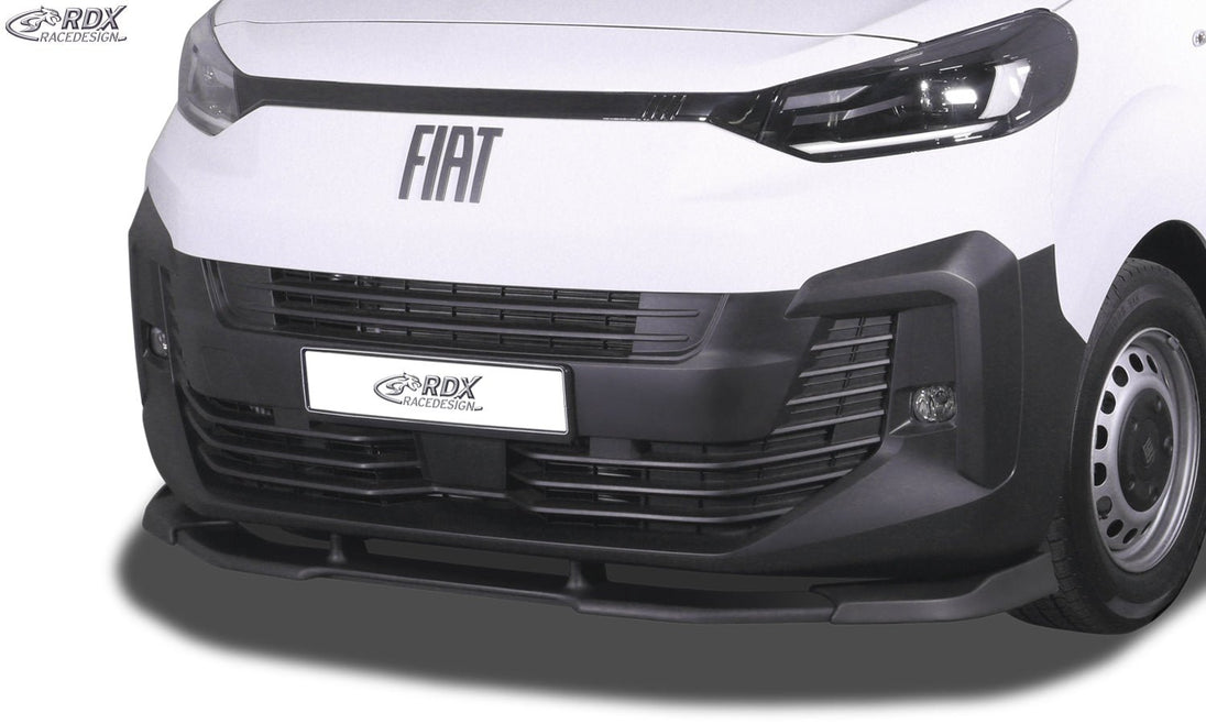 Front Spoiler VARIO-X for CITROEN Jumpy / Dispatch / Spacetourer (V) & FIAT Ulysse / Scudo (V) & OPEL / VAUXHALL Zafira / Vivaro (V) & PEUGEOT Expert / Traveller (V) & TOYOTA ProAce / ProAce Verso (V) & IVECO eJolly Front Lip Splitter - RDX - RDX - RDFAVX30277