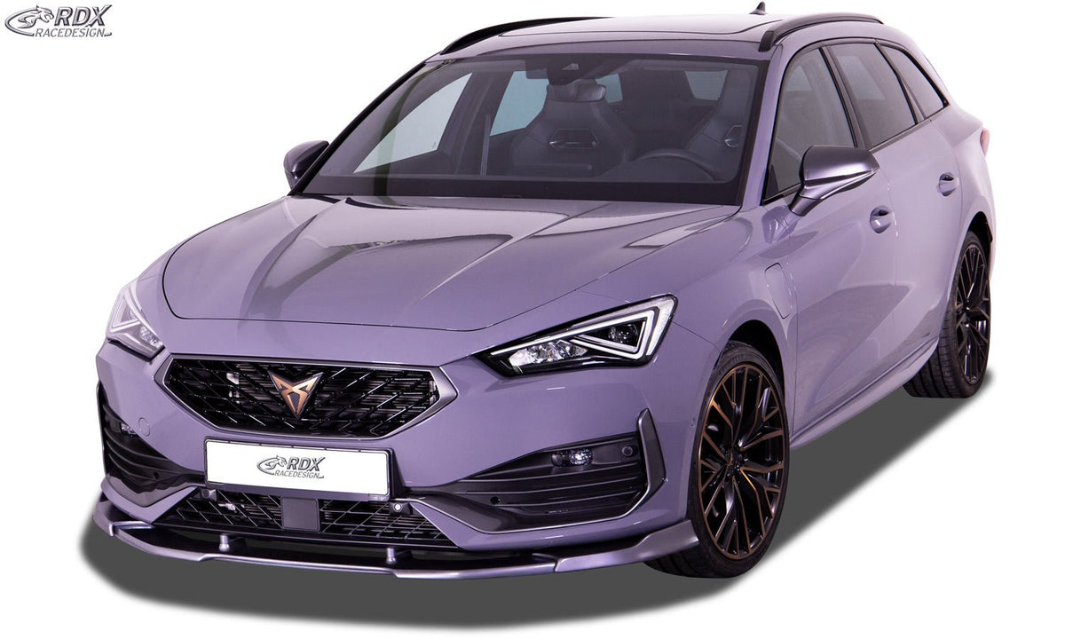 RDX VARIO-X front lip splitter for the CUPRA Leon and SEAT Leon Cupra KL (2020+) – image 2 of 3
