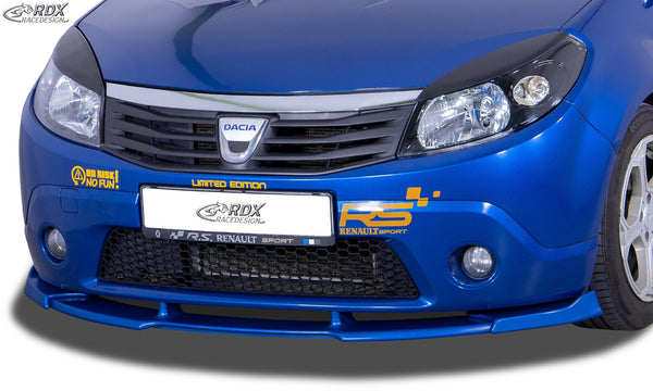 Splitter de labio delantero VARIO-X para DACIA Sandero 1 (SD/SDR) - RDX