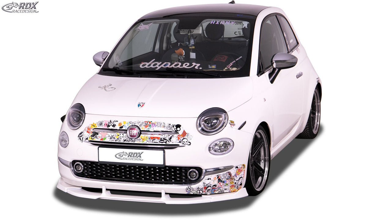 RDX VARIO-X front lip splitter for the Fiat 500 (2016+) – image 2 of 3