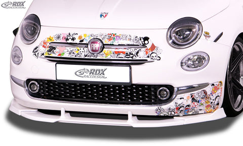 Alerón delantero VARIO-X para FIAT 500 2016+, divisor de faldón delantero - RDX