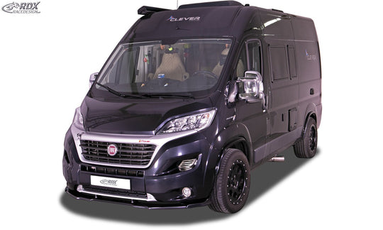 Front Spoiler VARIO-X for FIAT Ducato (2014-2024) & CITROEN Jumper / Relay (2014-2024) & OPEL / VAUXHALL Movano (2021-2024) & PEUGEOT Boxer (2014-2024) & RAM ProMaster (2013-2025) Front Lip Splitter - RDX - RDFAVX30949