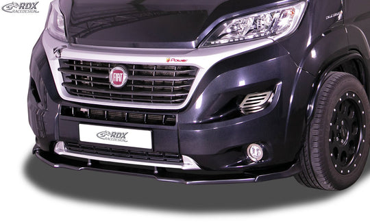 Front Spoiler VARIO-X for FIAT Ducato (2014-2024) & CITROEN Jumper / Relay (2014-2024) & OPEL / VAUXHALL Movano (2021-2024) & PEUGEOT Boxer (2014-2024) & RAM ProMaster (2013-2025) Front Lip Splitter - RDX - RDFAVX30949