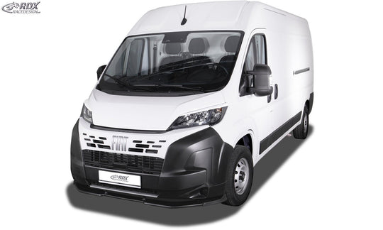 Front Spoiler VARIO-X for FIAT Ducato & CITROEN Jumper / Relay & PEUGEOT Boxer & OPEL / VAUXHALL Movano & TOYOTA ProAce Max & IVECO eSuperJolly & RAM ProMaster (2024-present) Front Lip Splitter - RDX - RDFAVX30268