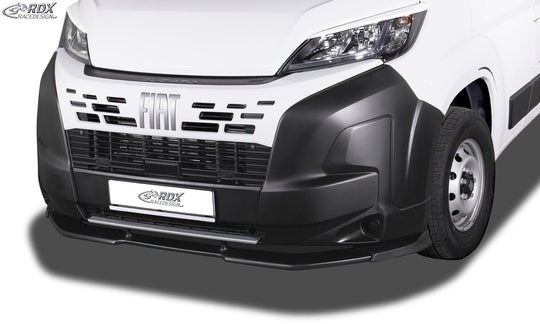 Front Spoiler VARIO-X for FIAT Ducato & CITROEN Jumper / Relay & PEUGEOT Boxer & OPEL / VAUXHALL Movano & TOYOTA ProAce Max & IVECO eSuperJolly & RAM ProMaster (2024-present) Front Lip Splitter - RDX - RDFAVX30268
