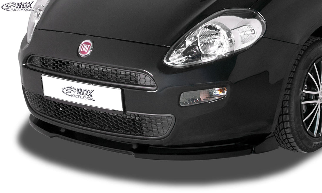 Front Spoiler VARIO-X for FIAT Punto (199) 2012-2018 Front Lip Splitter - RDX - Front Lip - RDX - RDFAVX30073