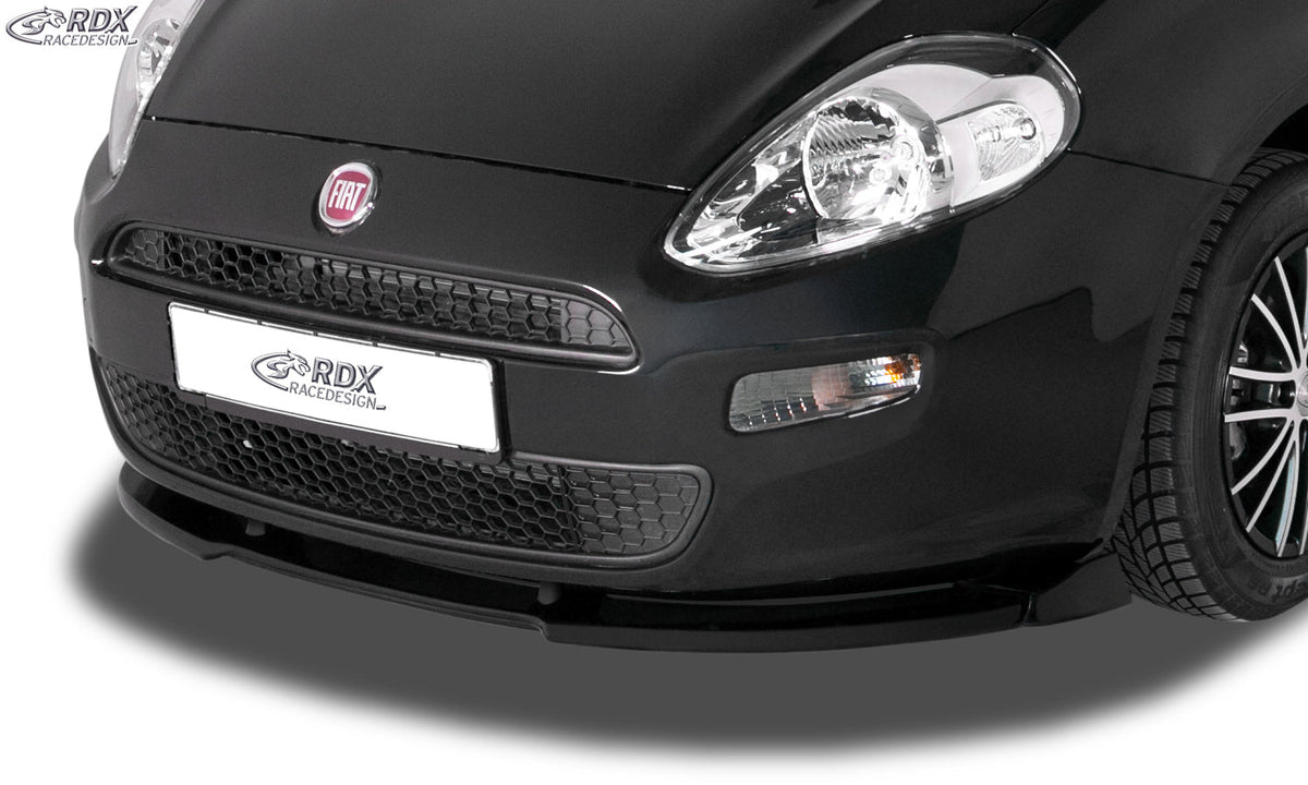 Front Spoiler VARIO-X for FIAT Punto (199) 2012-2018 Front Lip Splitter - RDX - Front Lip - RDX - RDFAVX30073
