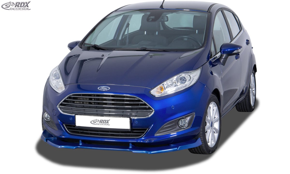 Front Spoiler VARIO-X for FORD Fiesta MK6 (MK7 in UK) (JA8 JR8) 2012-2017 Front Lip Splitter RDX - RDX - RDFAVX30264