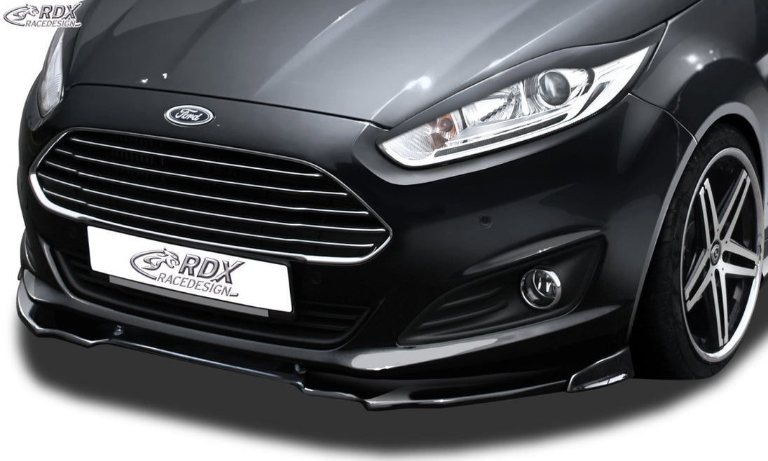 Front Spoiler VARIO-X for FORD Fiesta MK6 (MK7 in UK) (JA8 JR8) 2012-2017 Front Lip Splitter RDX - RDX - RDFAVX30709