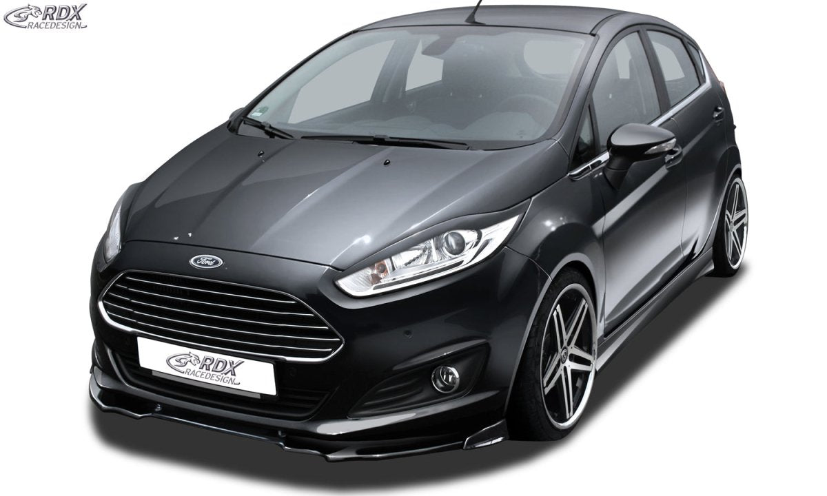 Front Spoiler VARIO-X for FORD Fiesta MK6 (MK7 in UK) (JA8 JR8) 2012-2017 Front Lip Splitter RDX - RDX - RDFAVX30709