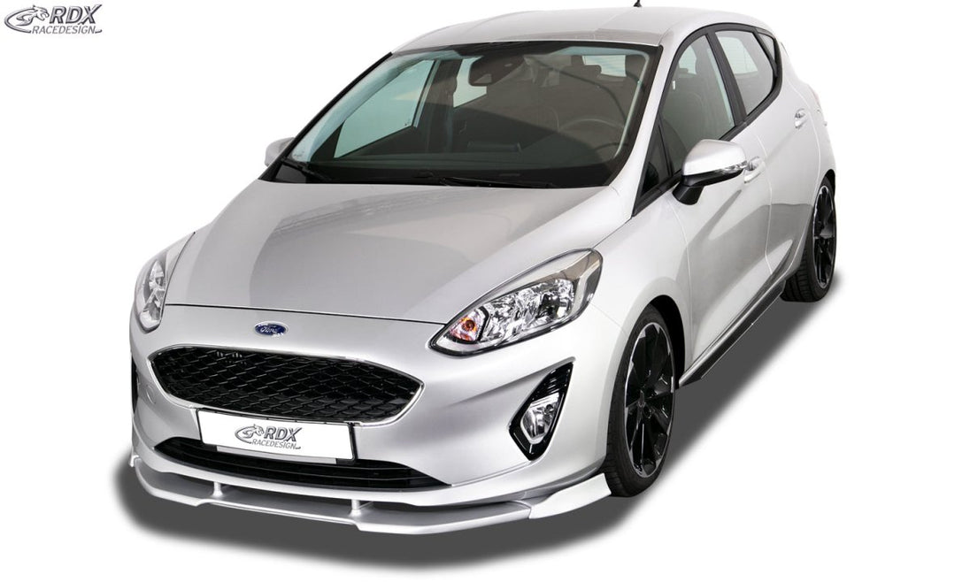 Front Spoiler VARIO-X for FORD Fiesta MK7 (MK8 in the UK) (JHH) / 2017-2022 Front Lip Splitter RDX - RDX - RDFAVX30856